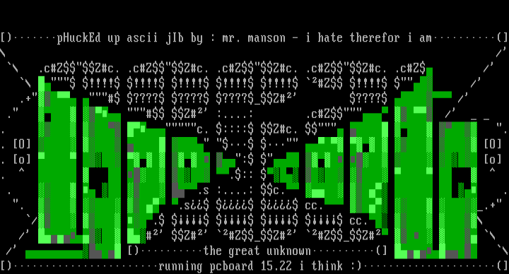 the great unknown by mr.manson