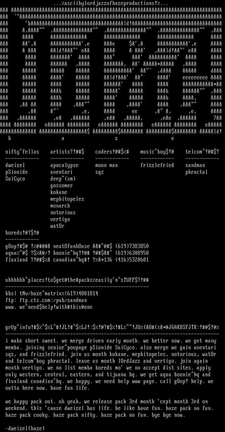 haze_002 memberlist/infofile by haze