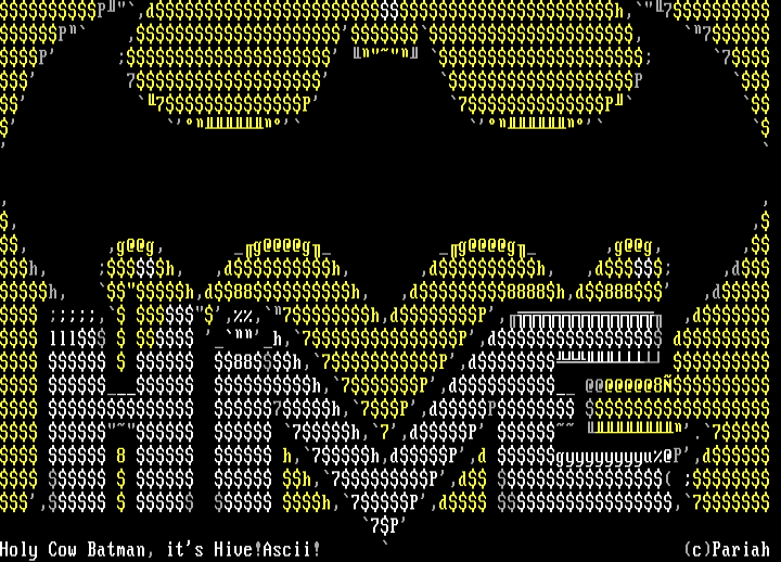 Hive, Dark's Ascii Dept by Pariah