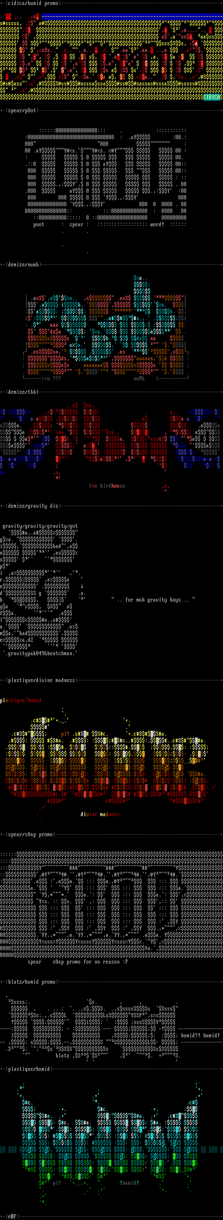 may ascii cluster by humid