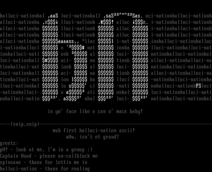 halluci-nation logo by primordial soup