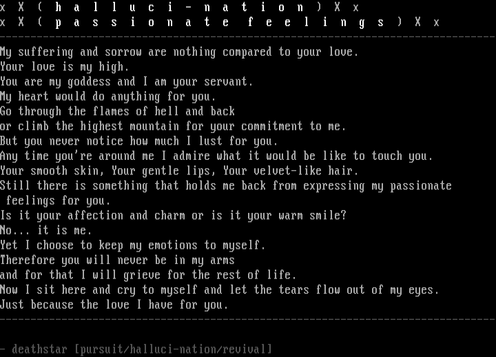 Passionate Love by Deathstar