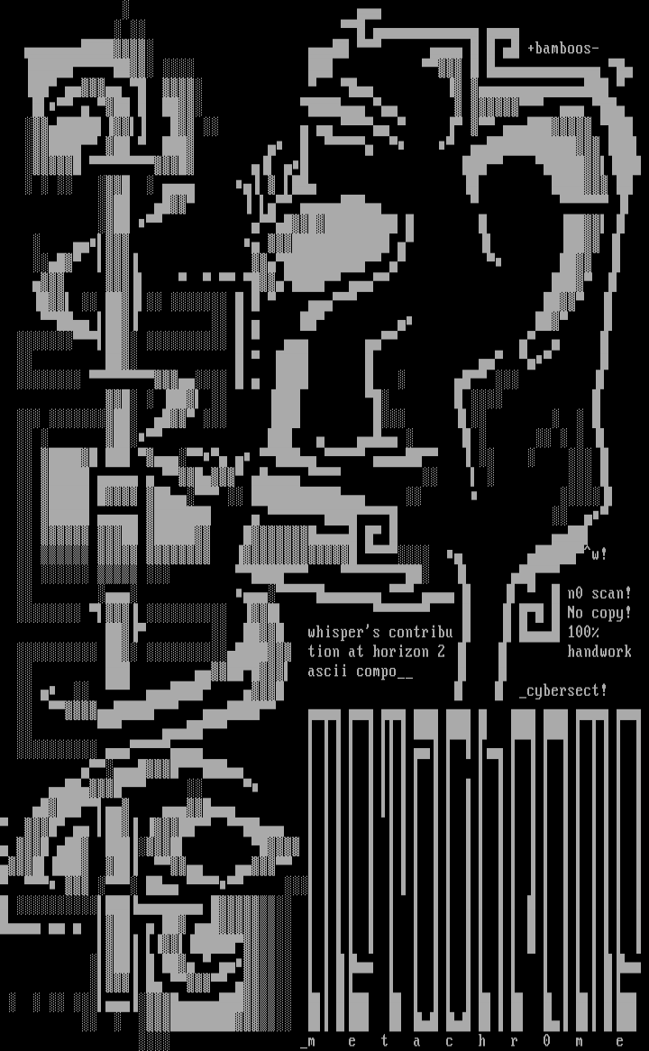horizon 2000 ascii c0mp0!!! by whisper