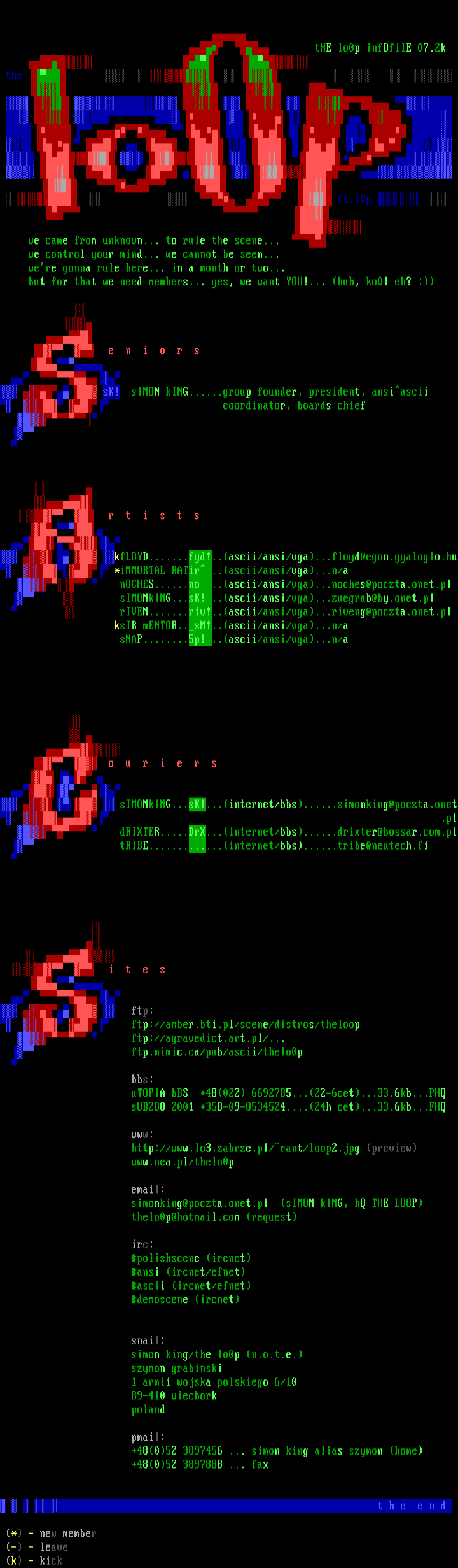 infofile thelo0p by tHElo0p sTUFF