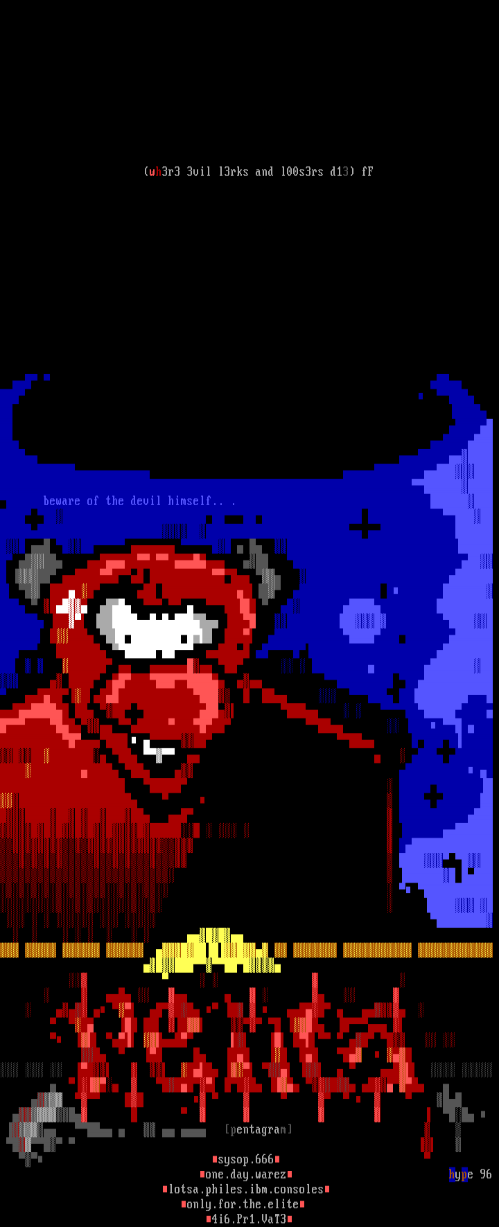pentagram.logon.ansi by Free Fall