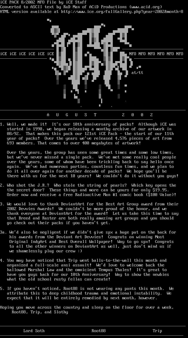 iCE PACK 8/2002 NFO File by iCE Staff