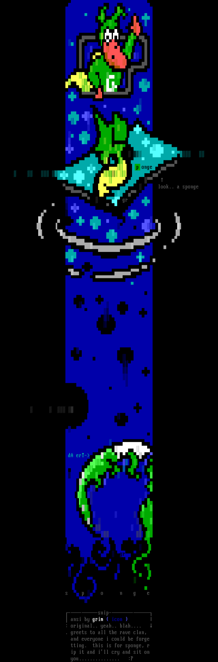 *%@!(sponge)#@$^#$^*&! by grim