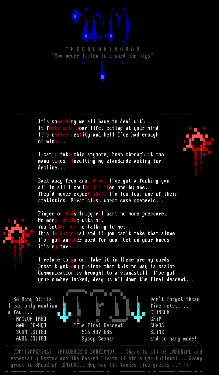The Final Descent by The Drowning Man