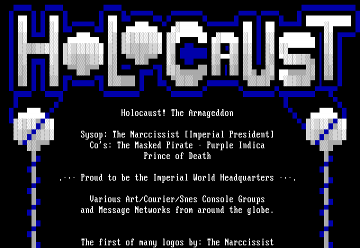 Holocaust! Logo by The Narccissist