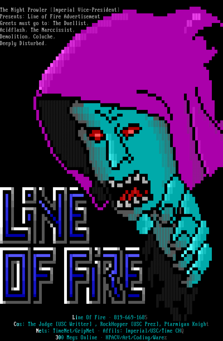 Line Of Fire by The Night Prowler
