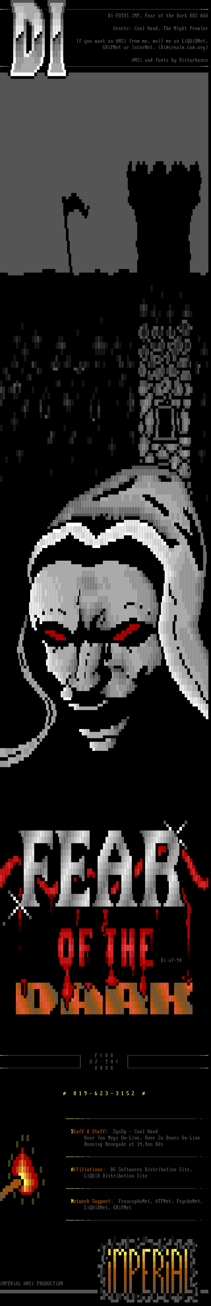 Fear of the Dark by Disturbance