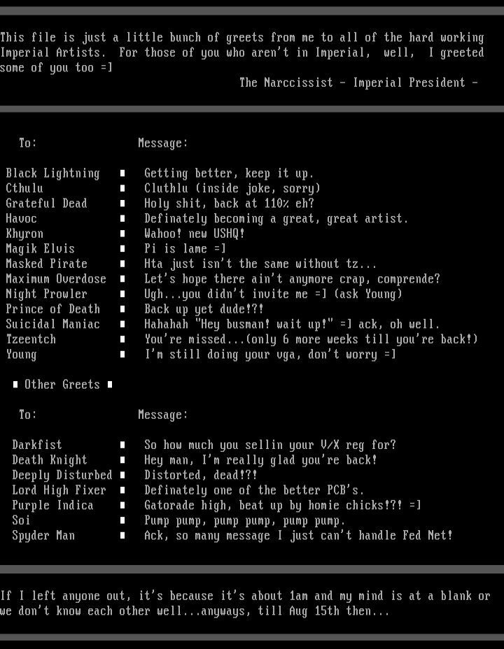 From Narc, With Love by The Narccissist