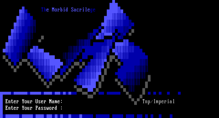 The Morbid Sacrilege Logon by The Night Prowler