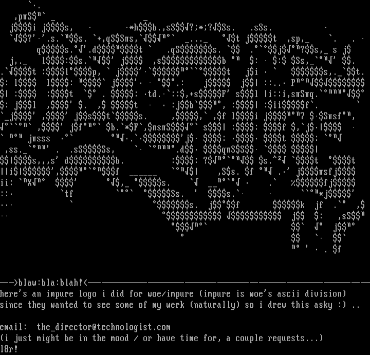 impure logo by tHE diRECtOR