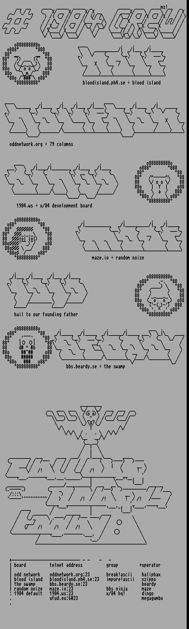 x/84 crew by maze