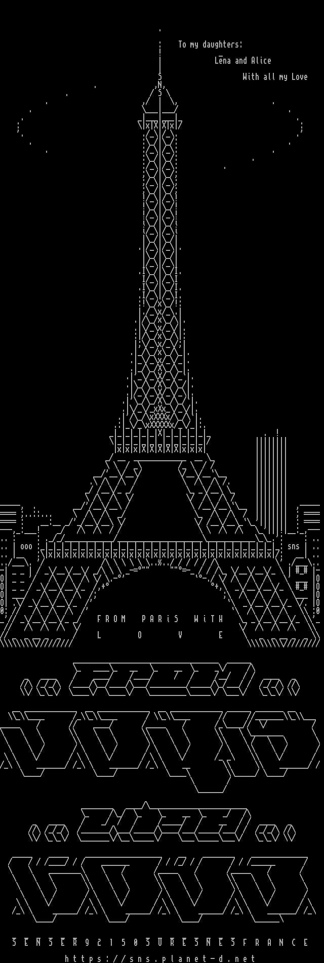 from paris with love by senser