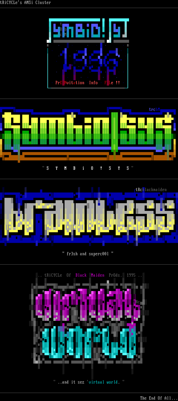 ANSi Logo Cluster by tRiCYCLe