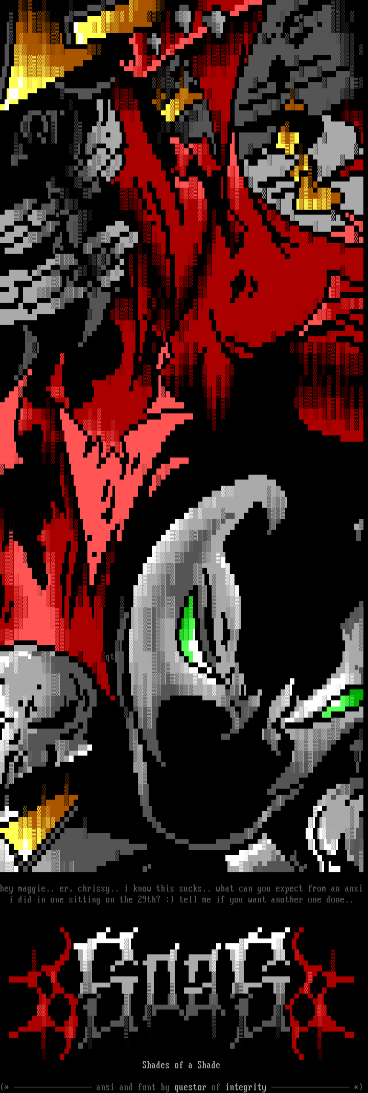 Shades of a Shade by Questor