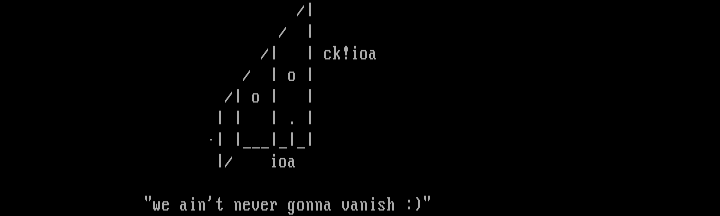 iOA Ascii Logo #1 by Cereal Killer