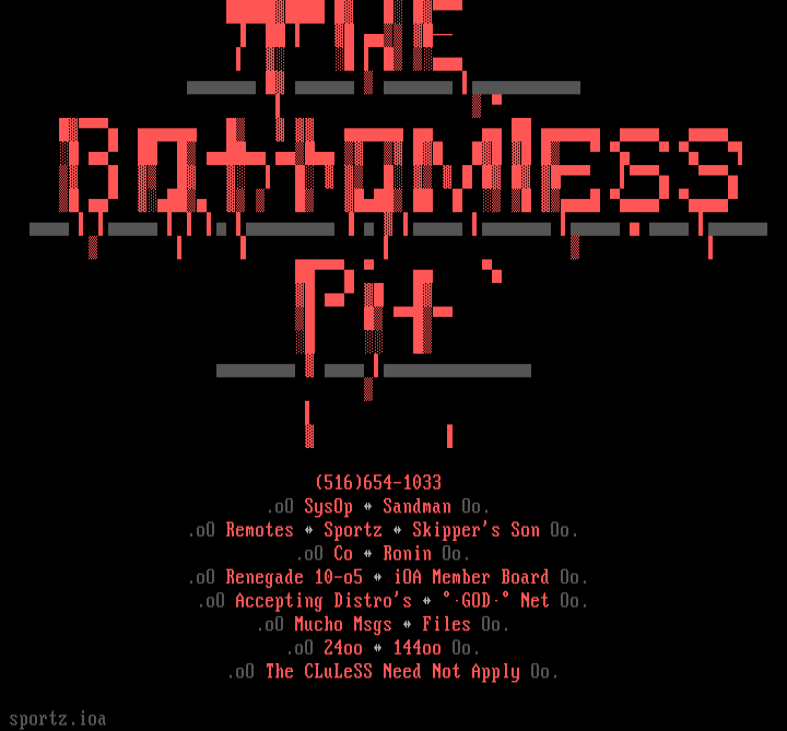 The Bottomless Pit #2 by Sportz