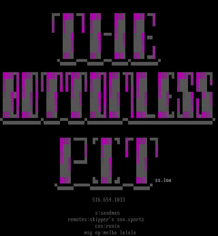 The Bottomless Pit by Skipper's Son