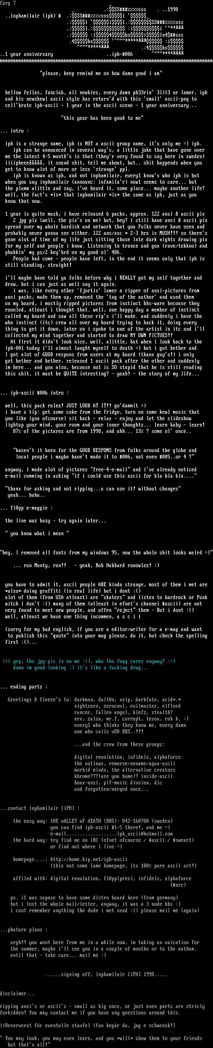 (( iPH-aSCii 6 - iNTRO tEXT )) by iph