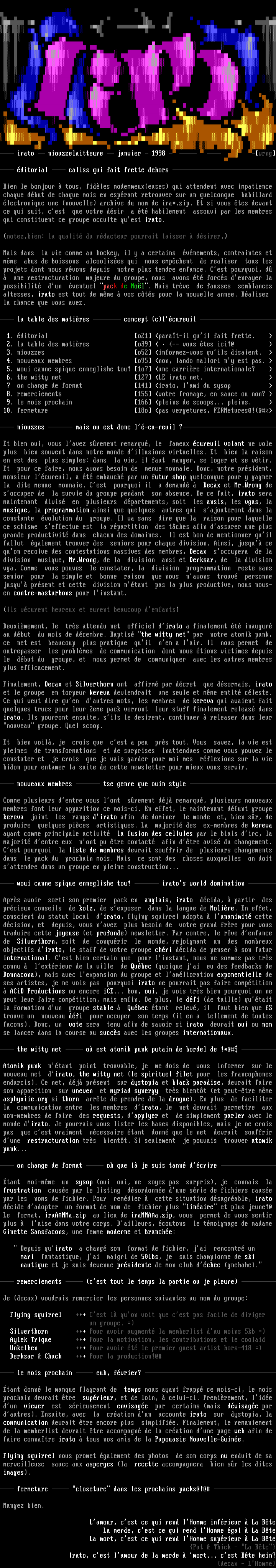 la nouvelle lettre by Decax & Mr.Wrong