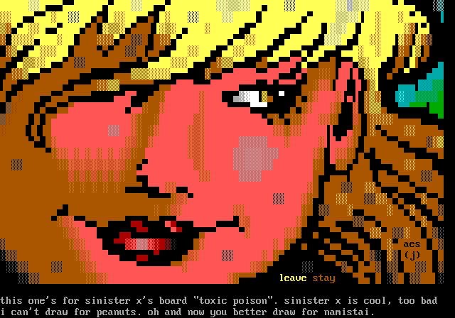 toxic poison goodbye screen by aesthetic