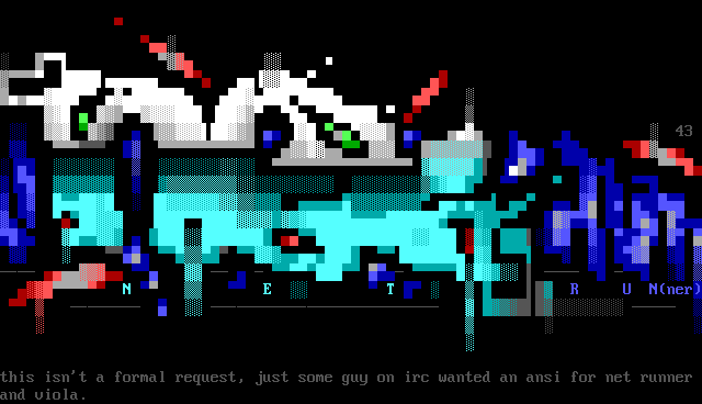 net runner by aesthetic
