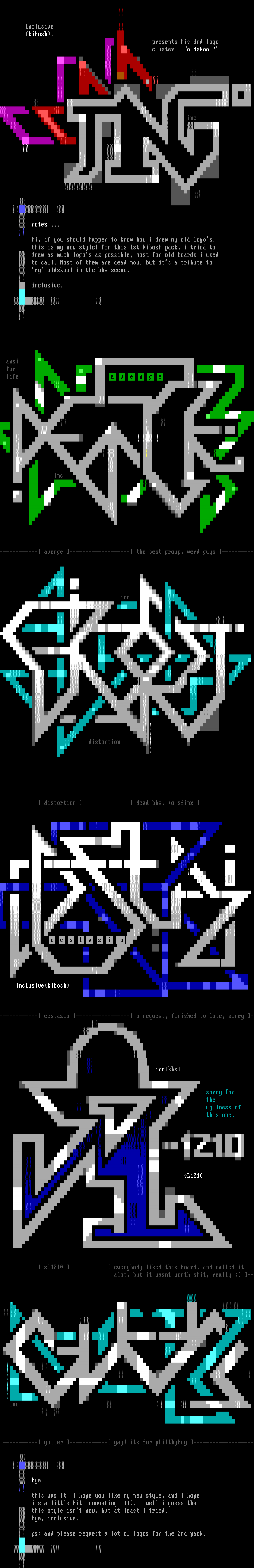 cluster3: oldskool? by inclusive