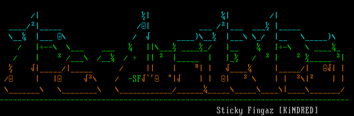 Ascii "PC-USERS" by Sticky Fingaz