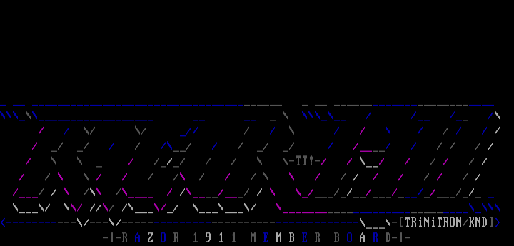 RAZOR Member Board Ansi by Trinitron