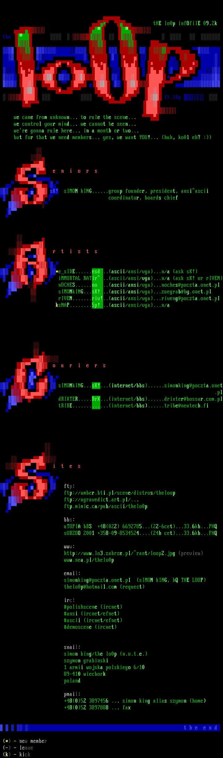 infofile thelo0p by tHElo0p sTUFF