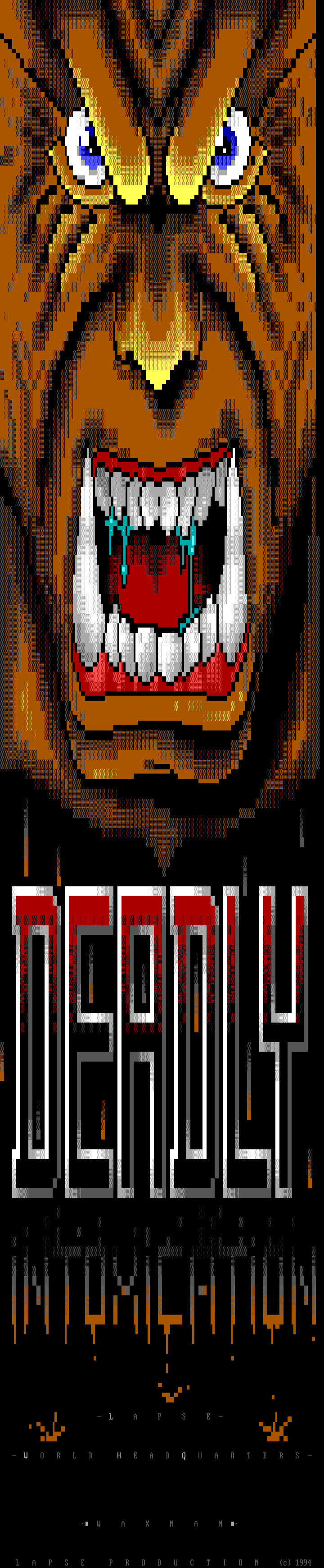 Deadly Intoxication by Waxman