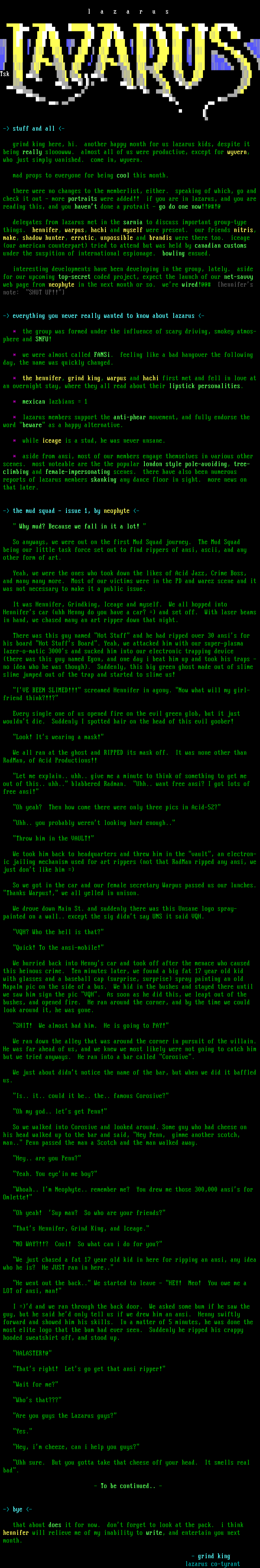 lazarus (pack #3) news & info by lazarus