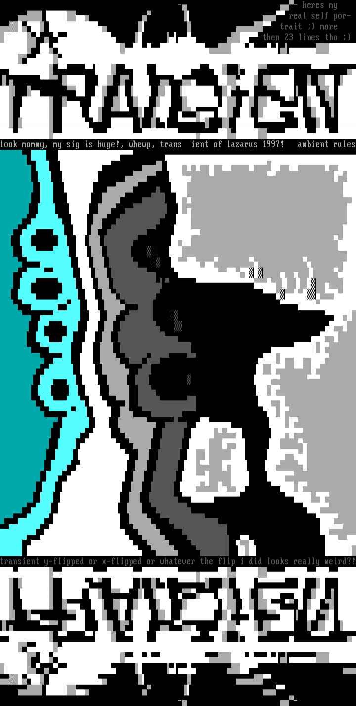 s(elf) portrait by tr(ansi)ent