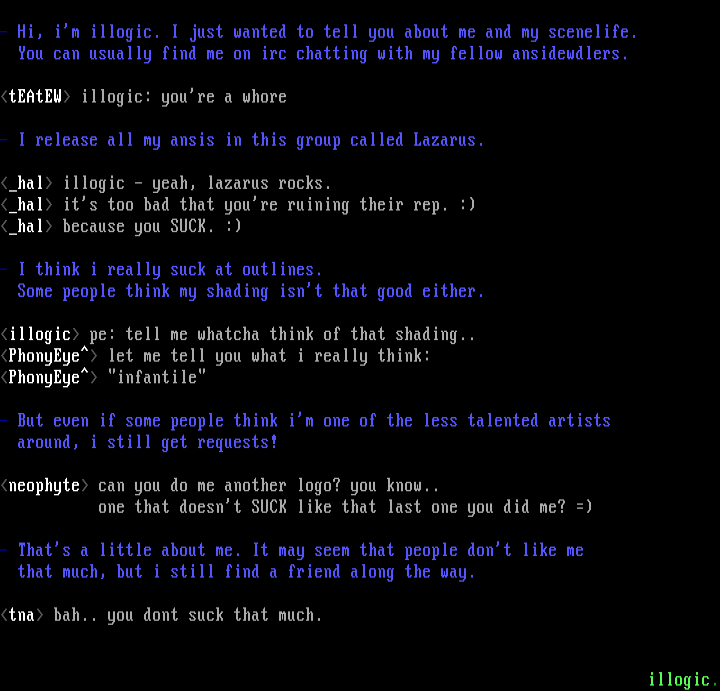about illogic. by illogic and friends.