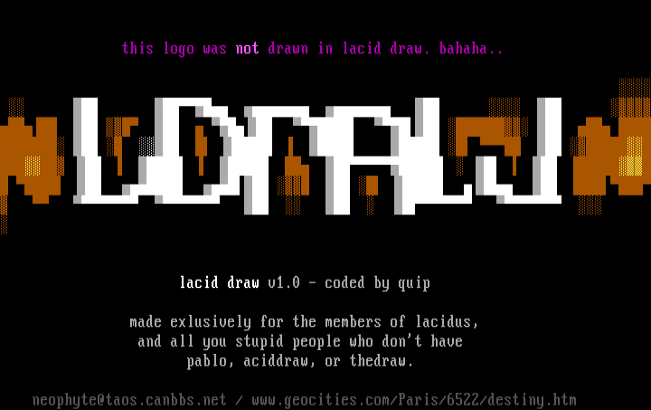 lacid draw by quip