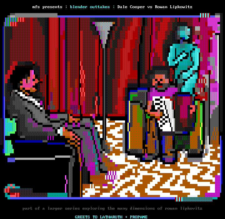 Dale Cooper vs Rowan Lipkovitz by Mel Farr Suppastar