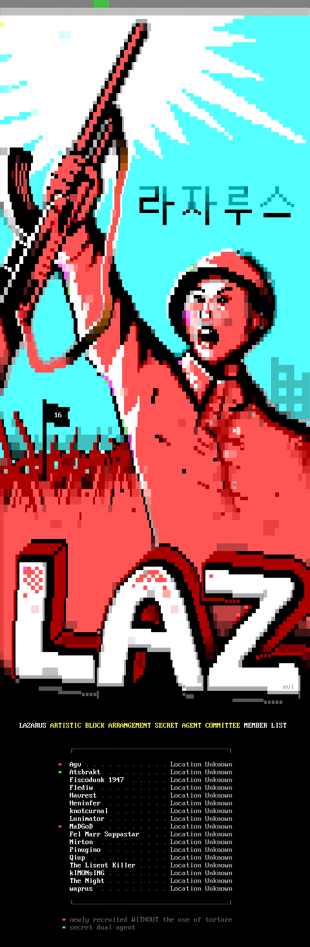 LAZ16 MEMBERLIST by warpus