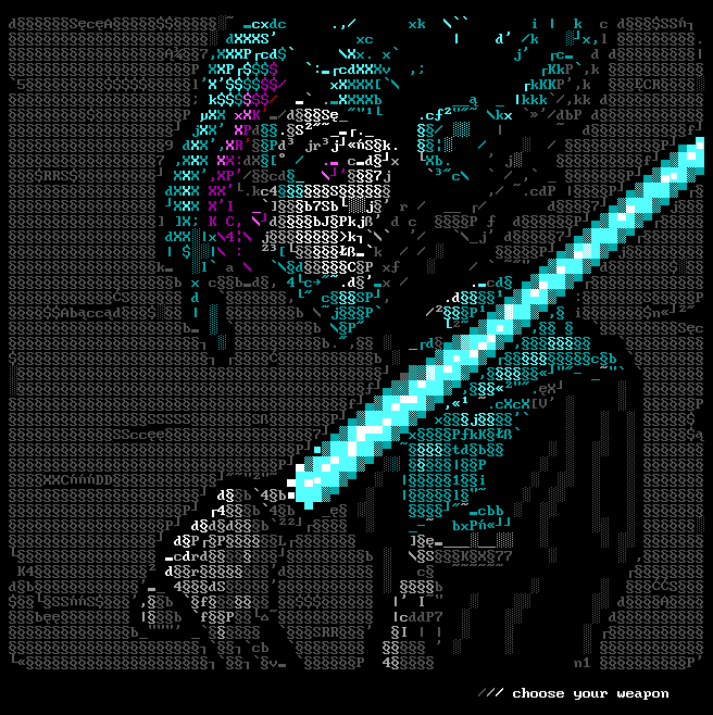choose your weapon by nitron