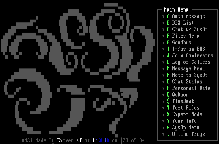 The Mosh Pit Main Menu by The ExtremisT