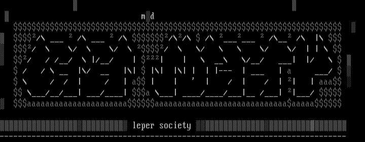 leper society logo by megadose