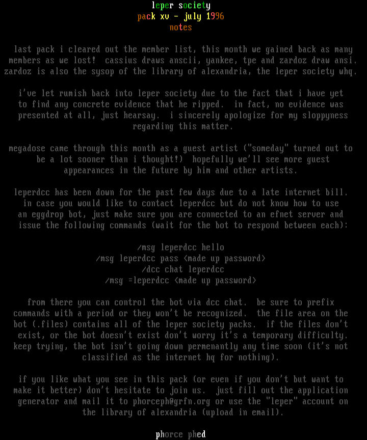 leper society notes by phorce phed