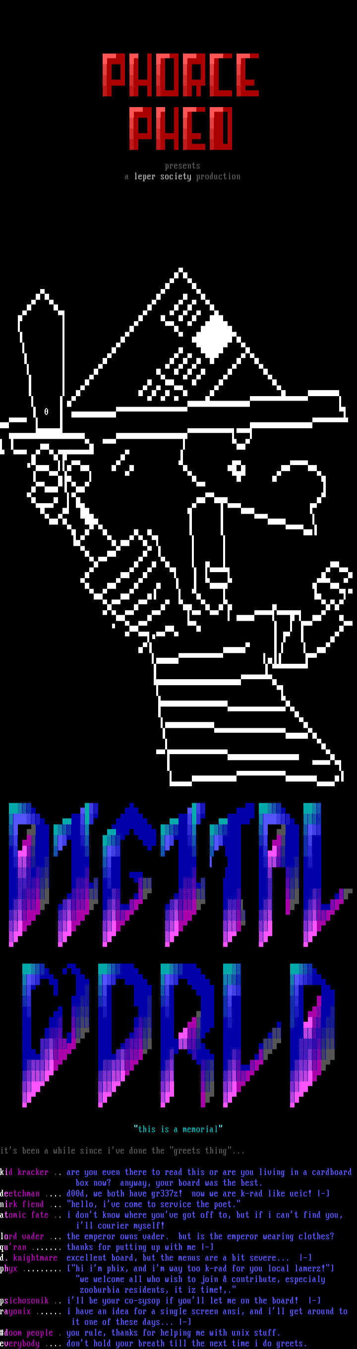 digital world by phorce phed