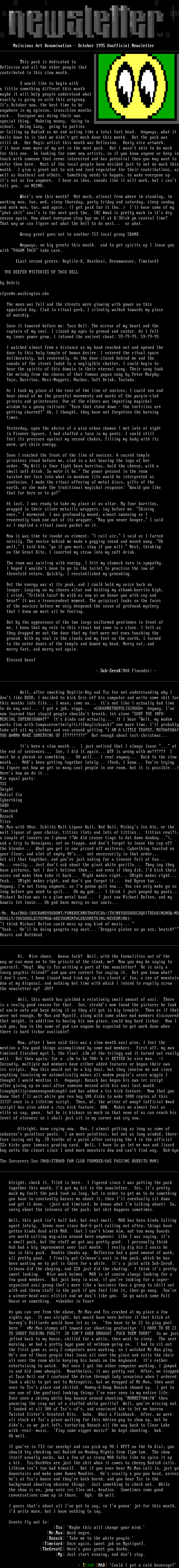 Mad Newsletter by Cast O' Thousands
