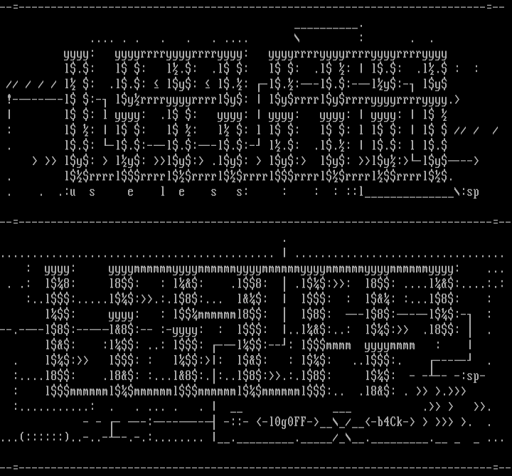 useless/logoff logo by sphinx