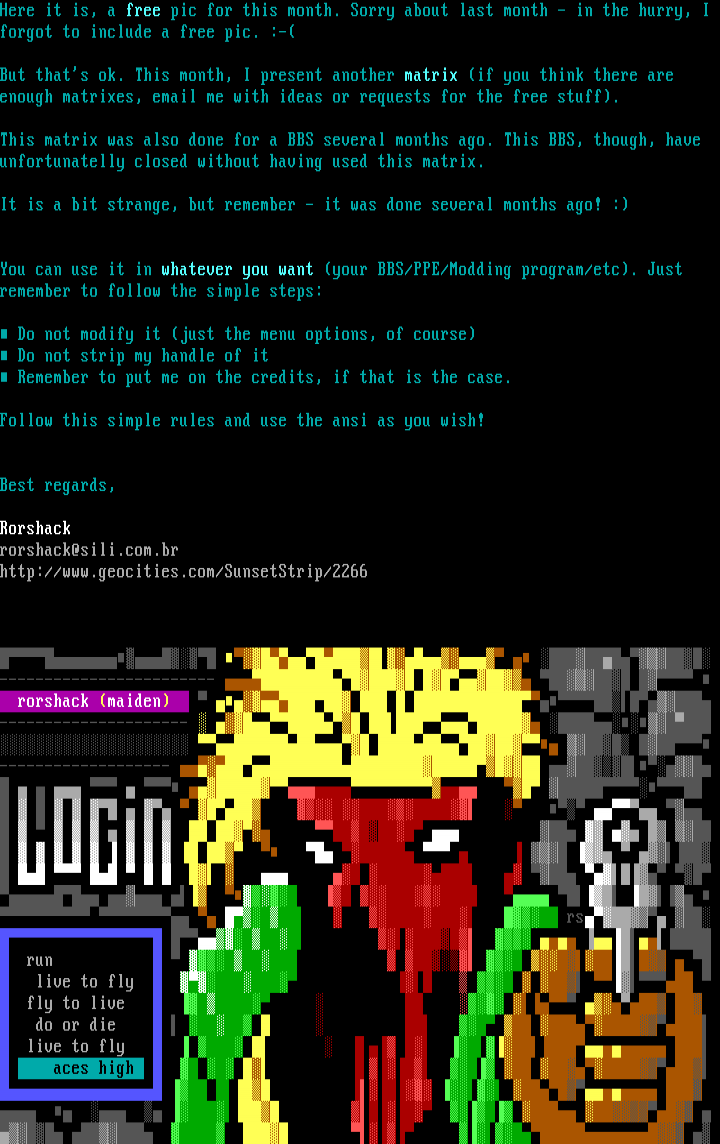 One more free logon matrix by rorshack