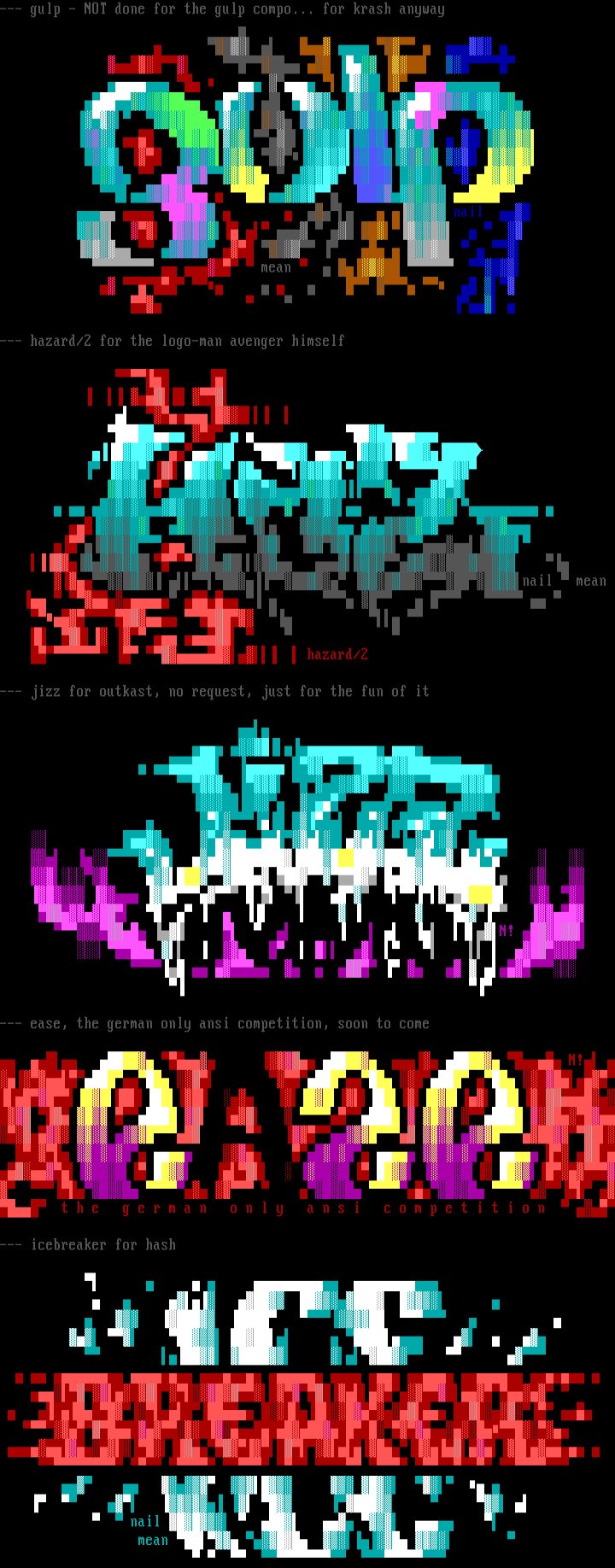 logo cluster by nail