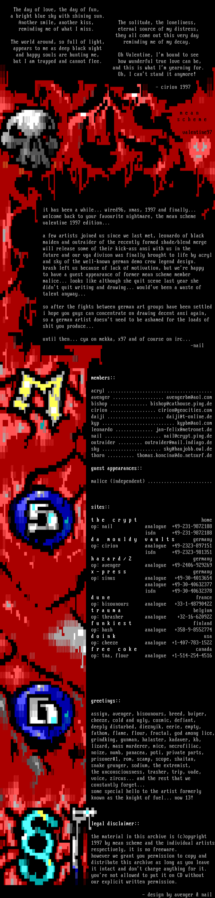 mean scheme valentine 1997 by mean scheme